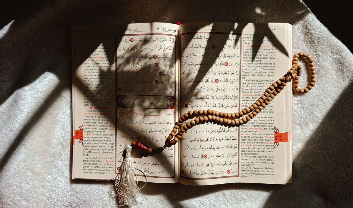 Quran and prayer beads